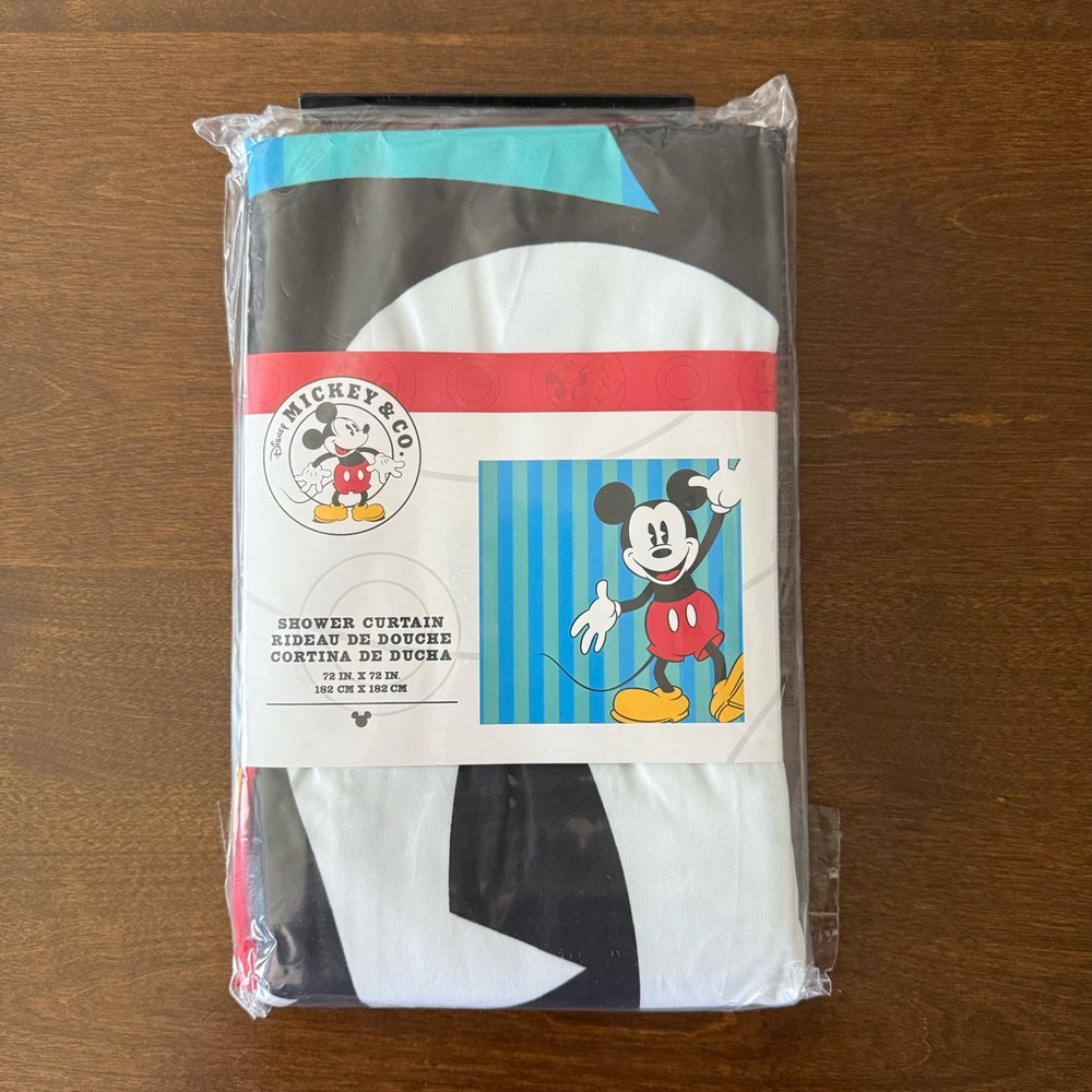 Mickey Mouse shower curtain